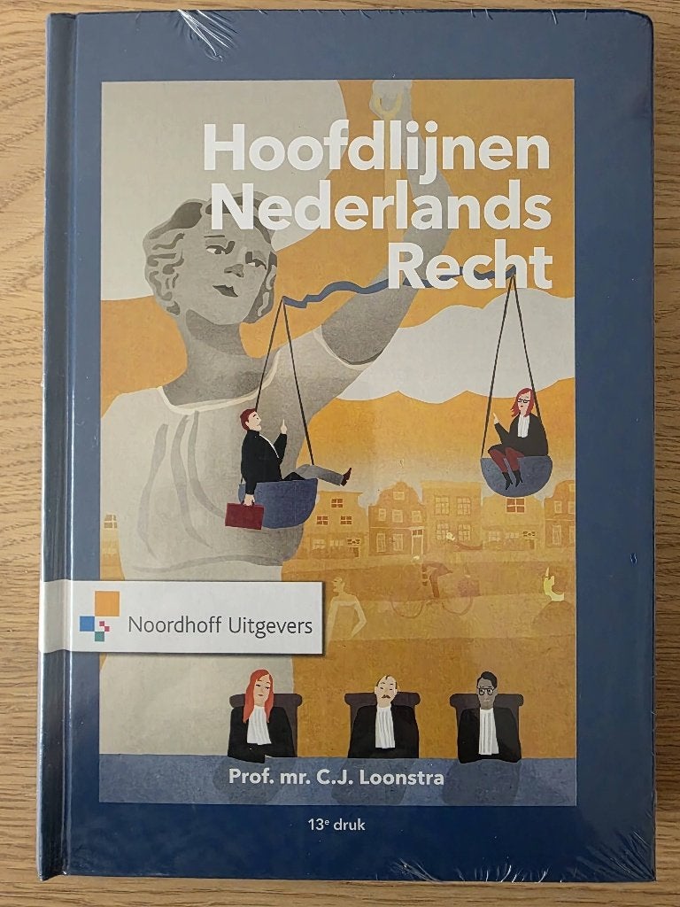Hoofdlijnen Nederlands Recht, Boeken, Nieuw, Alpha, Prof.mr.C.J.Loonstra, HBO