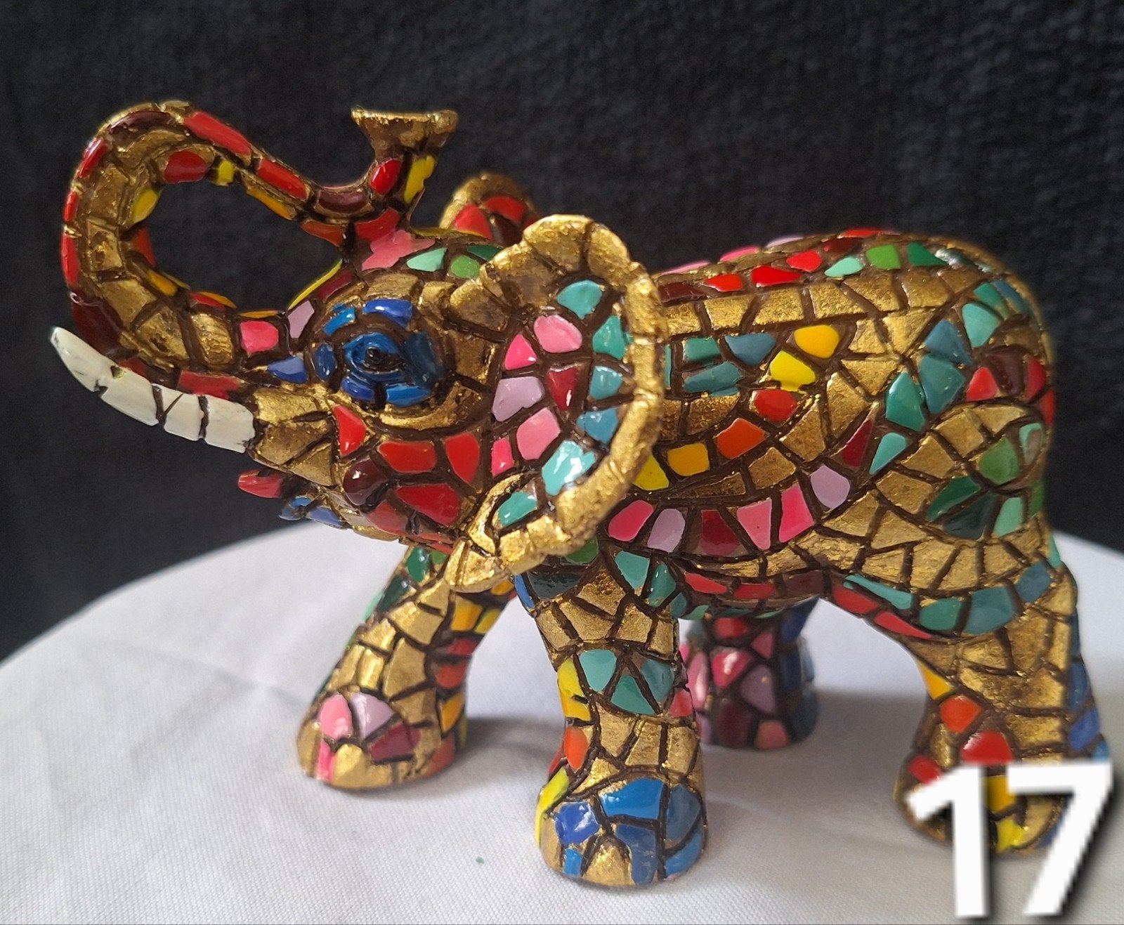 Barcino Olifant Mozaïek Beeldje - Barcelona Spanje, Ophalen of Verzenden, Zo goed als nieuw, Dier