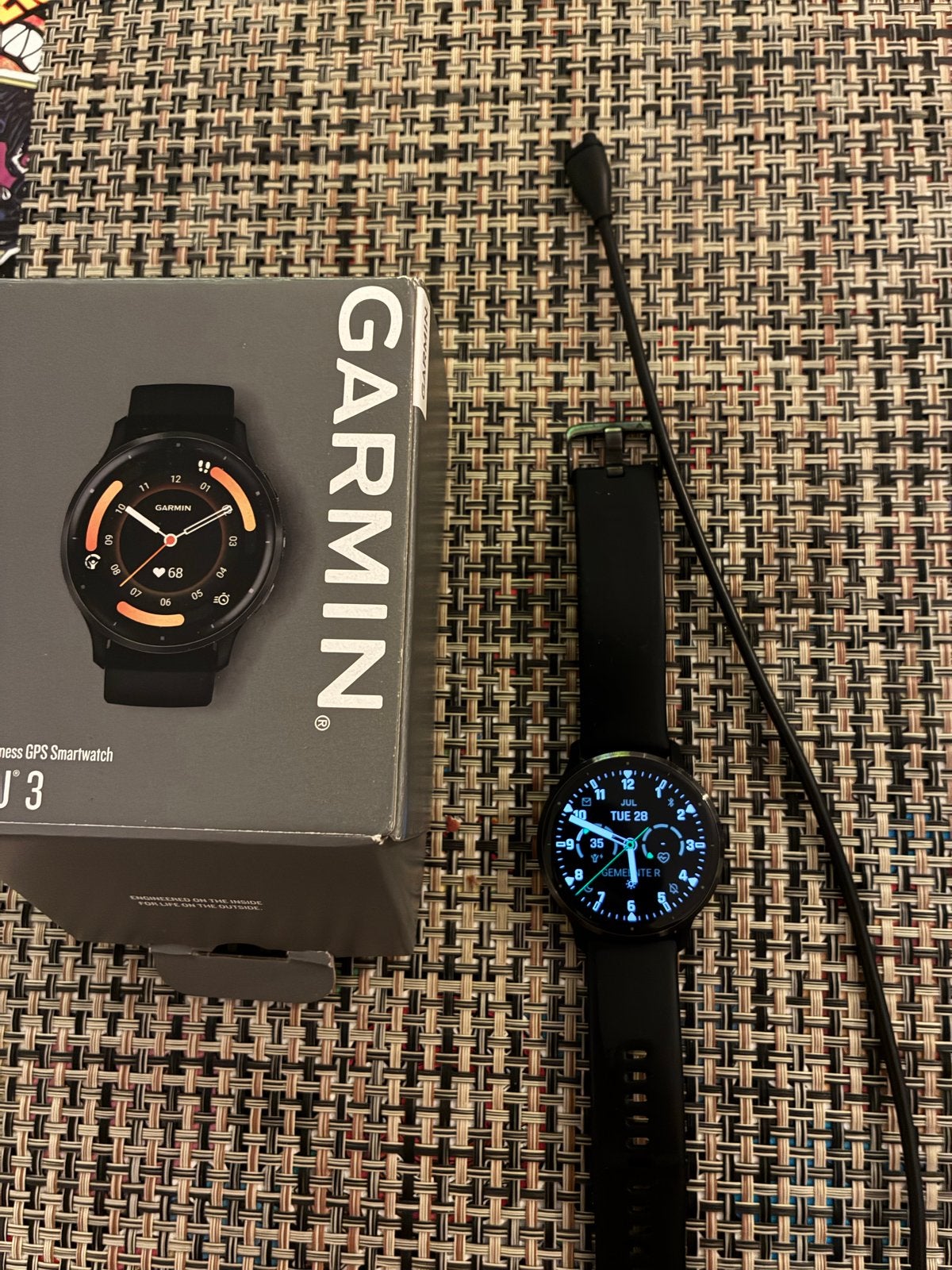 Garmin Venu 3 Zwart - Gebruikt, Uitstekende Staat, Zwart, Ophalen of Verzenden, Waterdicht, Afstand
