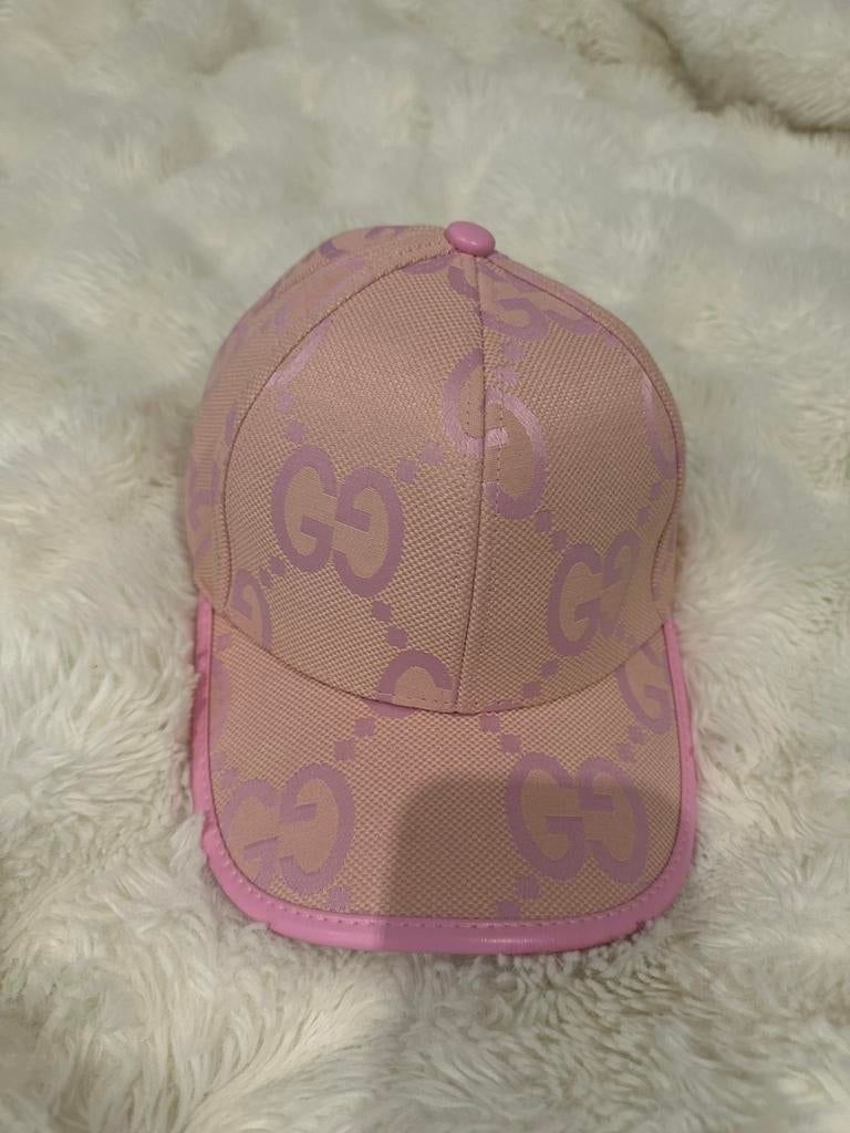 Roze gucci pet., Kinderen en Baby's, Ophalen of Verzenden, Zo goed als nieuw, Jongen of Meisje, Pet