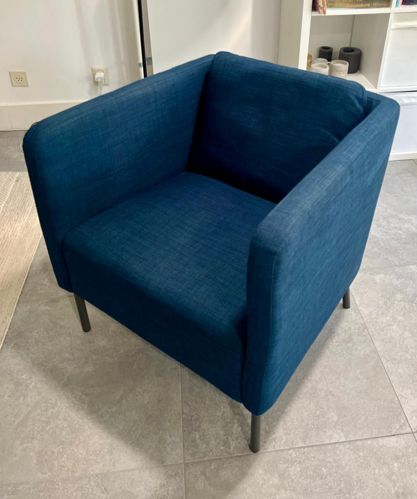 Ikea Ekero stoeltje zgan, Huis en Inrichting, Fauteuils, Ophalen, Minder dan 75 cm, Zo goed als nieuw, 50 tot 75 cm
