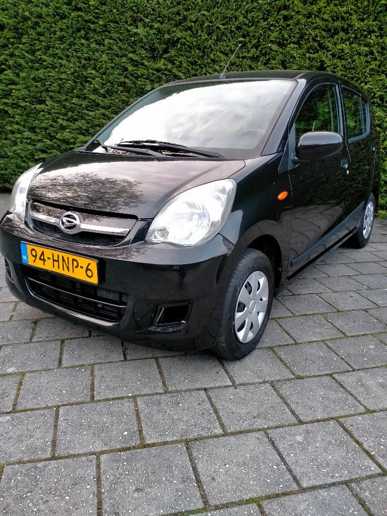 Daihatsu Cuore 1.0 5D 2009 Zwart, Auto's, Daihatsu, Particulier, Cuore, ABS, Airbags, Airconditioning, Centrale vergrendeling