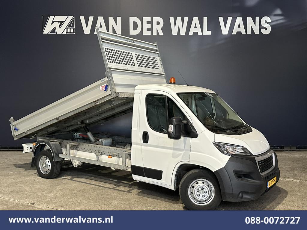Peugeot Boxer 2.2 BlueHDi 140pk Kipper Open Laadbak Euro6 Bi, Voorwielaandrijving, Stof, Gebruikt, 4 cilinders