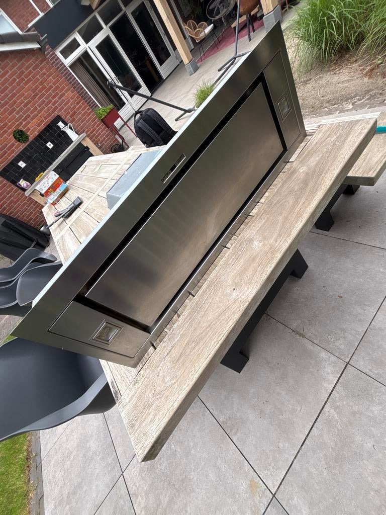 ATAG Afzuigkap Inbouw RVS - werk perfect, Doe-het-zelf en Verbouw, Werkbanken, Gebruikt, Ophalen