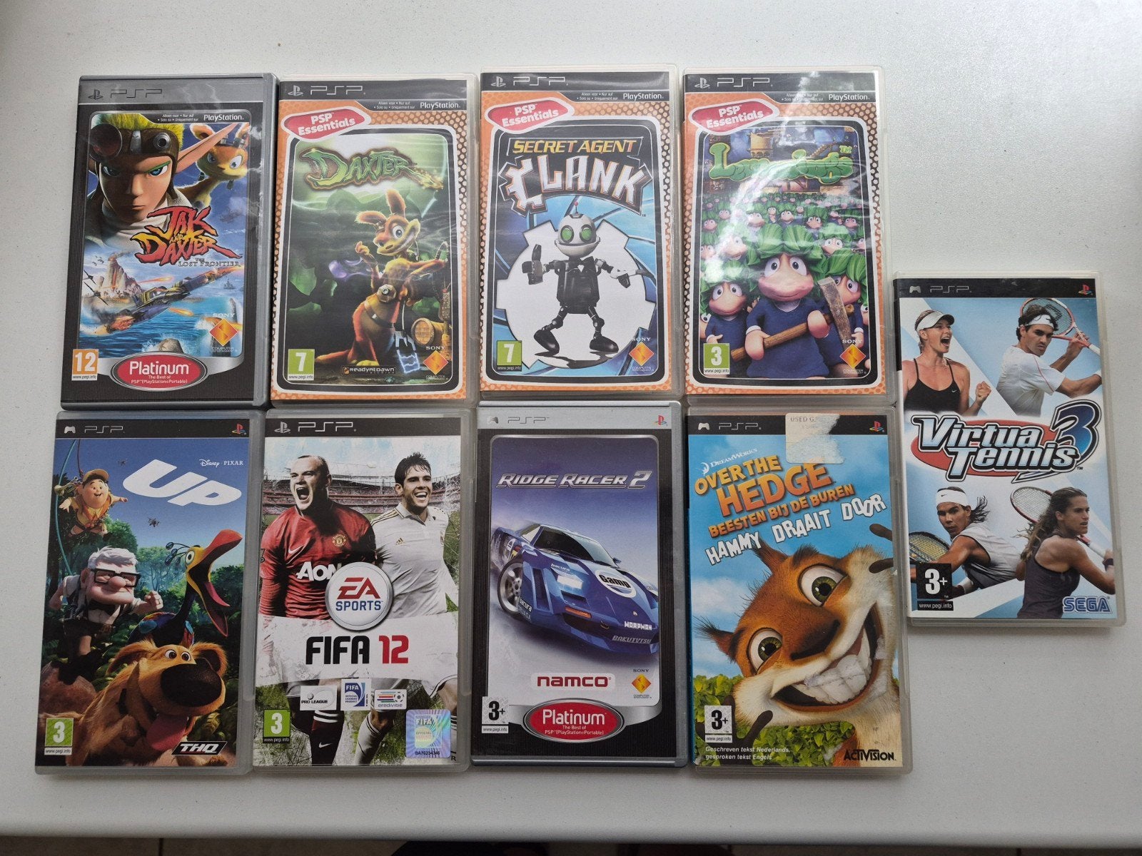 PSP games - populaire, 9 stuks, oa Jak en Daxter, Clank...., Spelcomputers en Games, Games | Sony PlayStation Portable, Overige genres