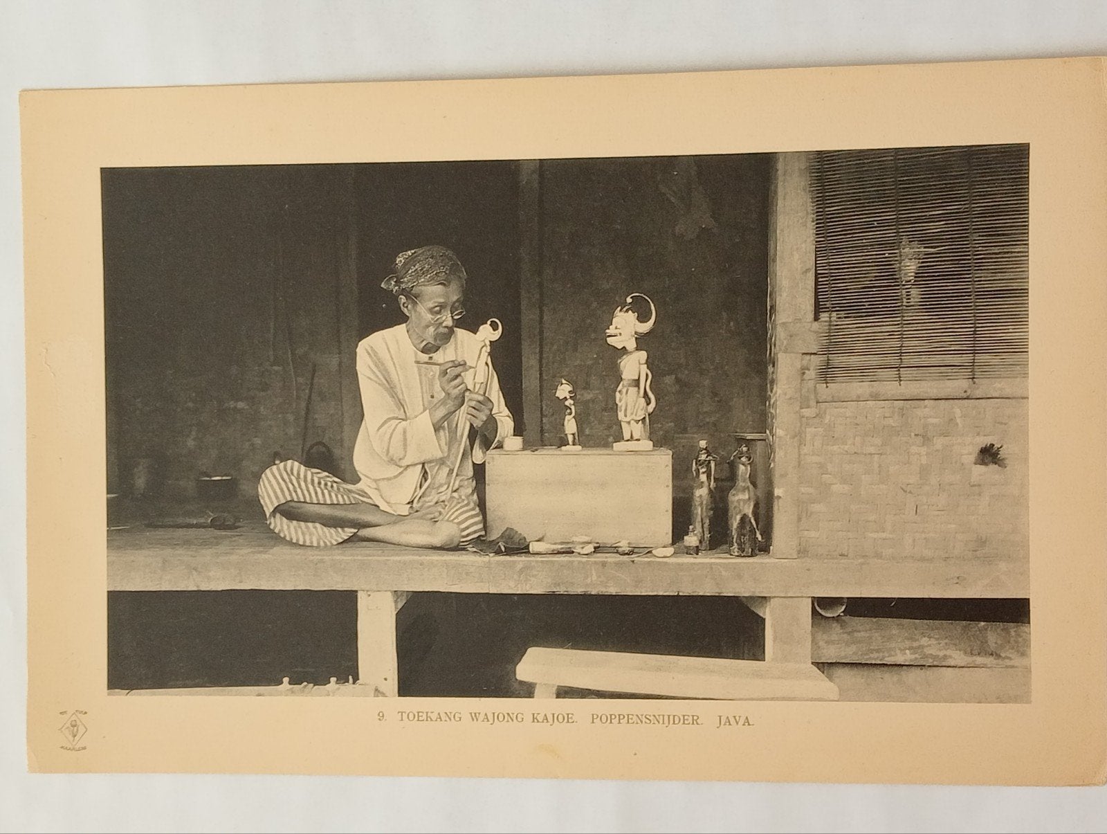 Foto gravure Nederlands Indië, Indonesië (1910), Verzamelen, Foto's en Prenten, Ophalen of Verzenden