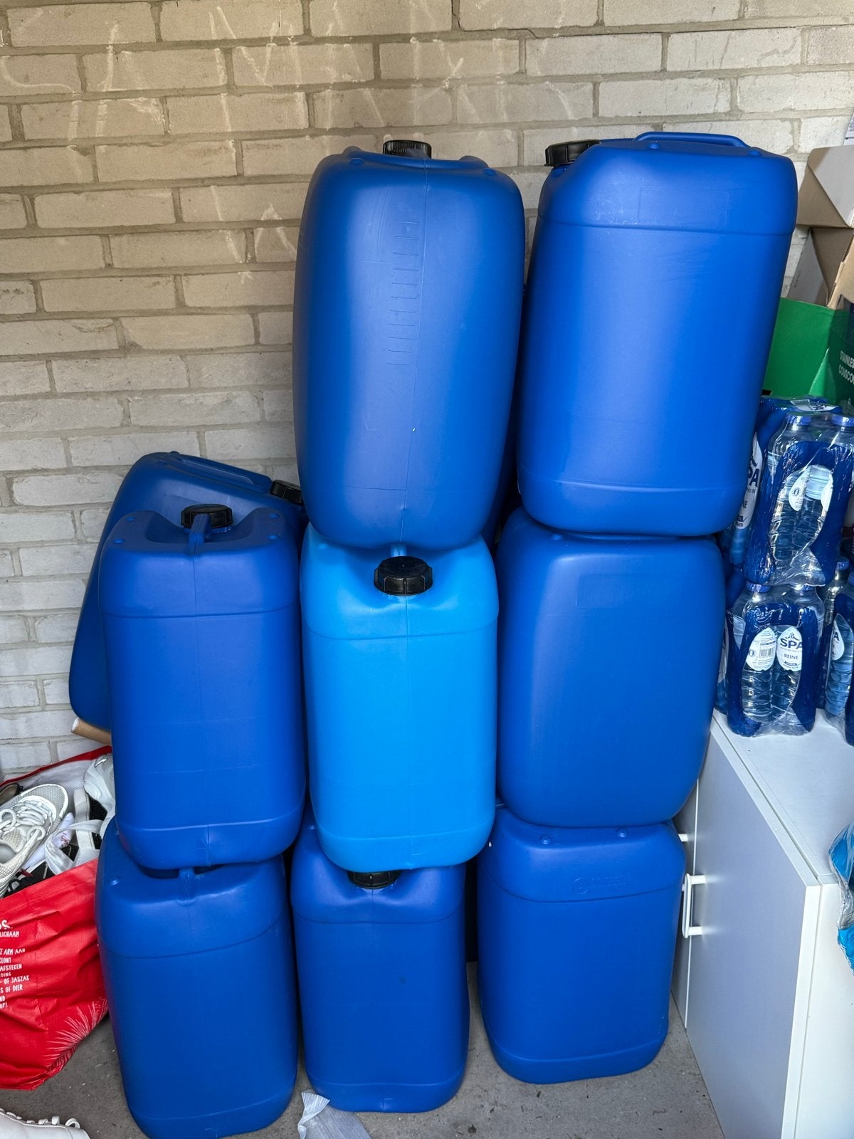 UN goedgekeurde jerrycans - 25l liter, Gebruikt, Overige typen, Minder dan 50 cm, Ophalen of Verzenden