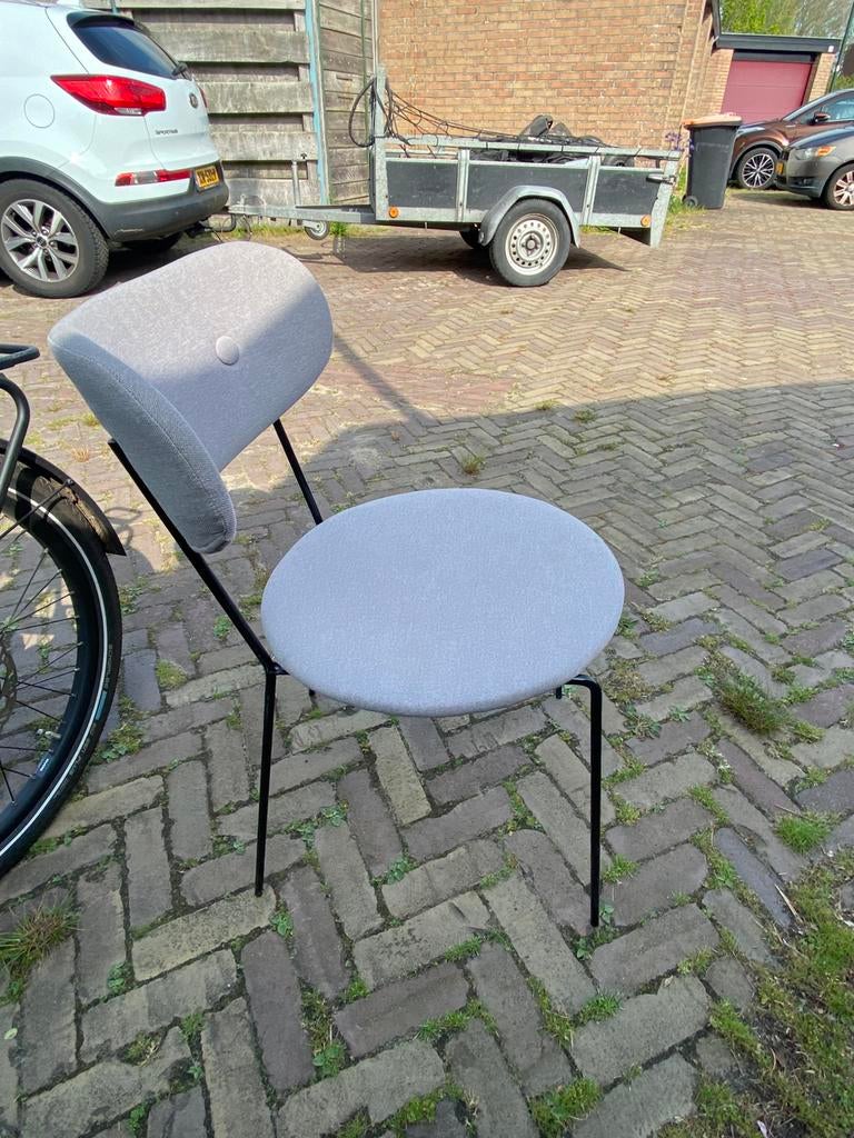 Grijse stoelen x 4, Tuin en Terras, Tuinsets en Loungesets, Ophalen of Verzenden, Zo goed als nieuw
