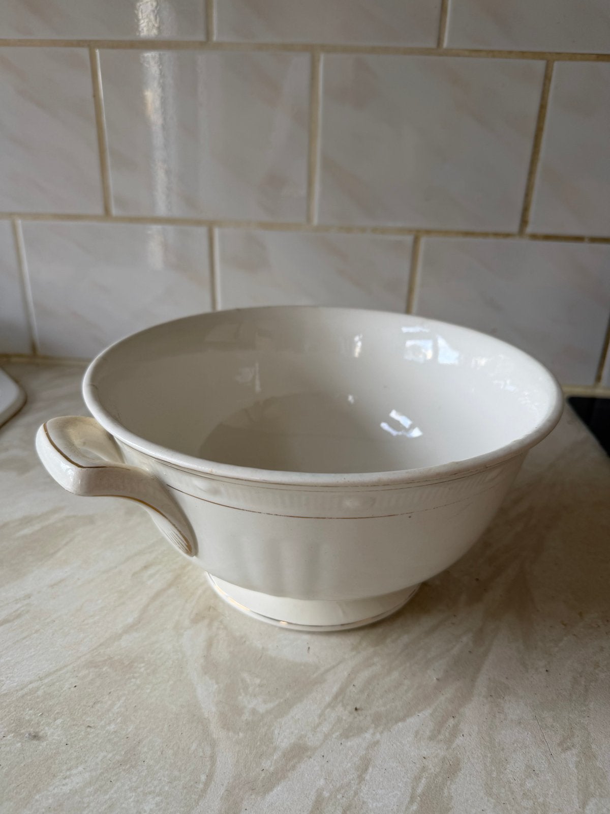 Antieke Villeroy & Boch soepterrine, Made in Saar-Basin, Antiek en Kunst, Ophalen