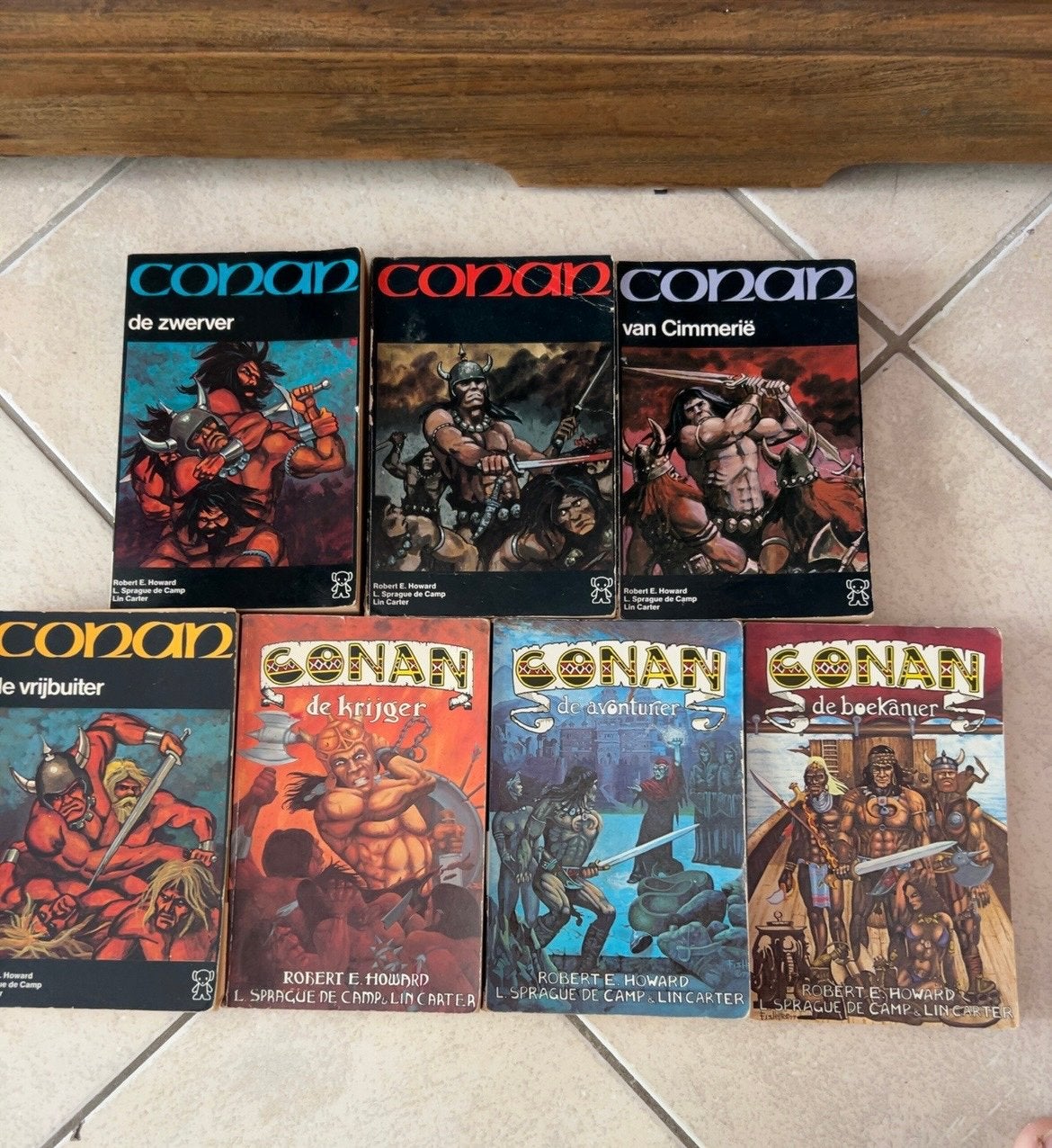 Conan boeken – 7 delen – Robert E. Howard, Ophalen of Verzenden, Gelezen