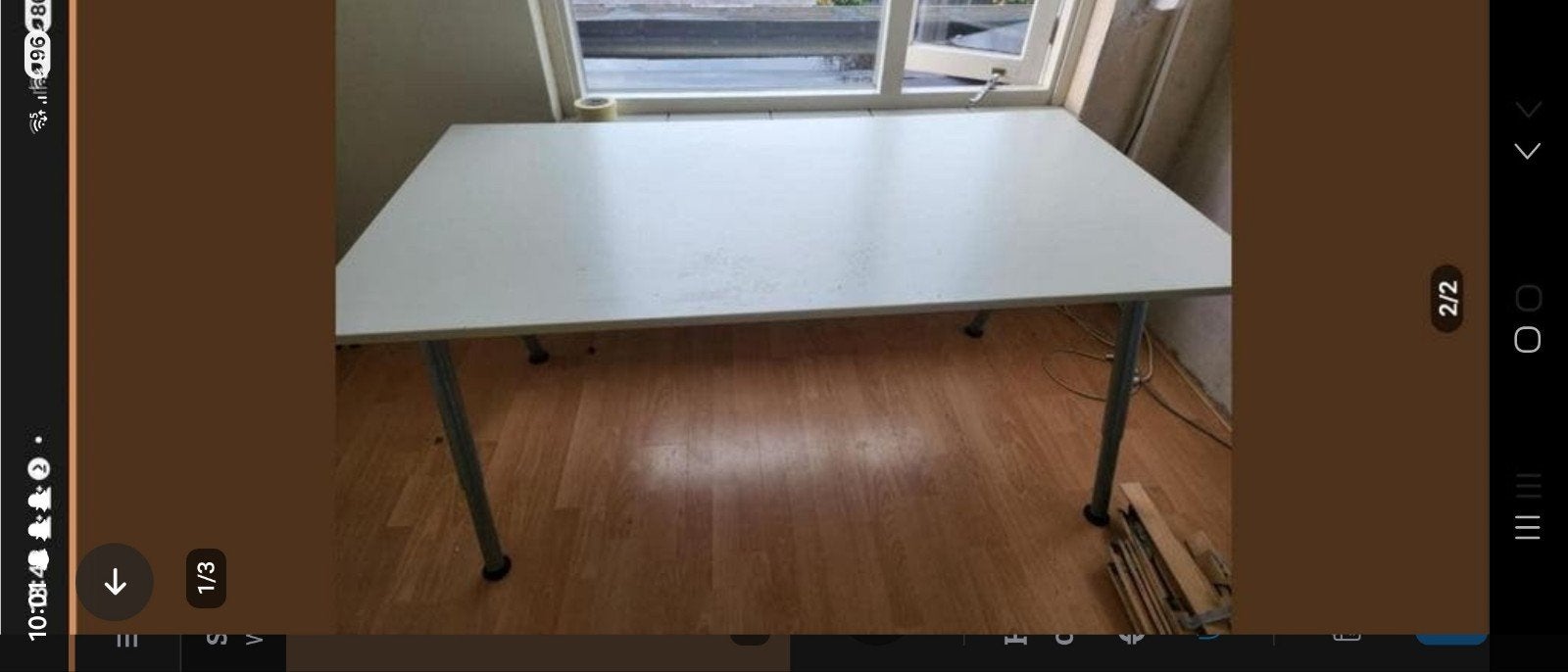ruim bureau met ladenkast, Ophalen