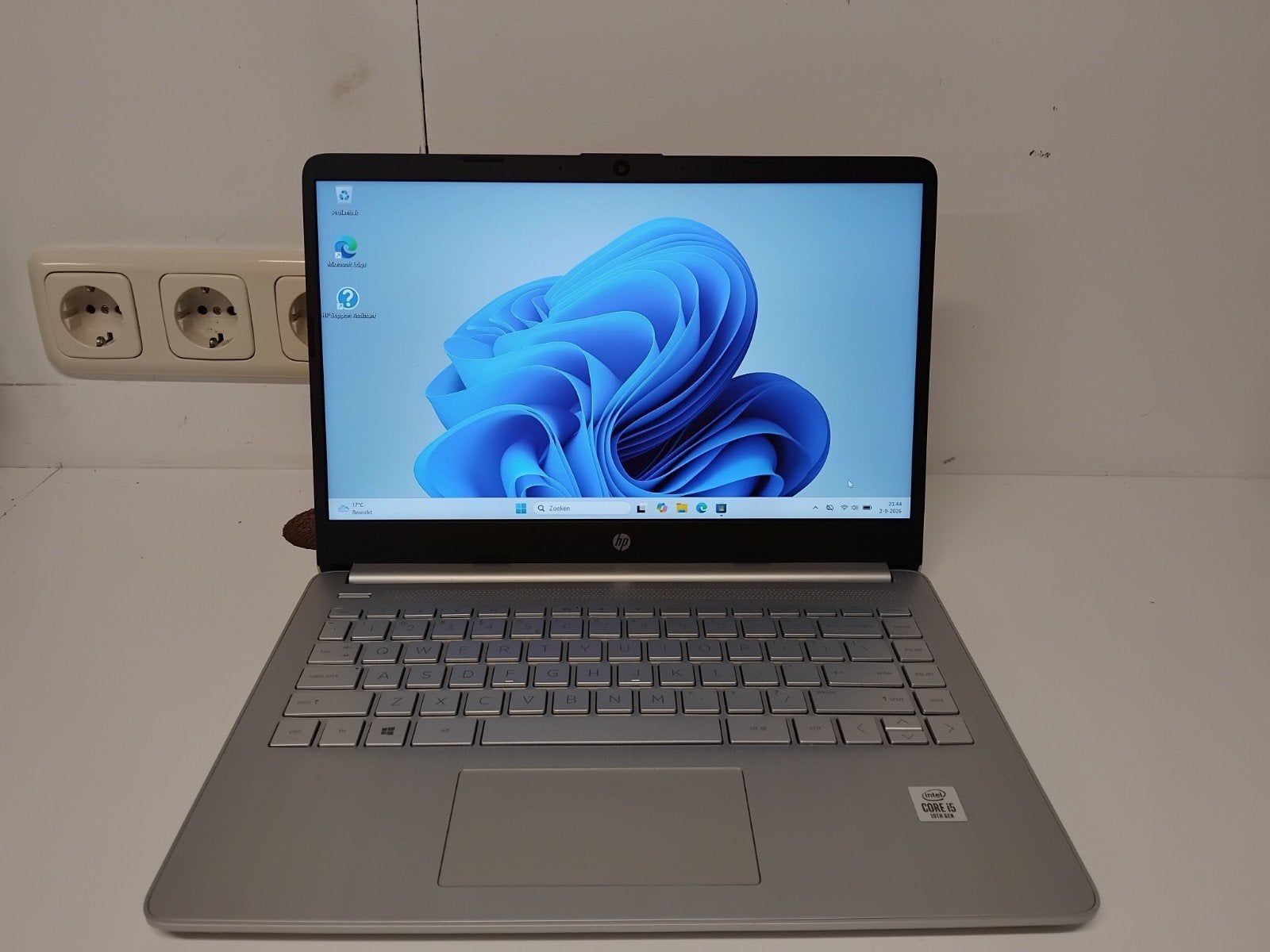 HP 14s-dq1953nd Core i5-1035G1 8GB 256GB NVMe 14 Inch FHD, Gebruikt, Qwerty, 8 GB, Minder dan 2 Ghz