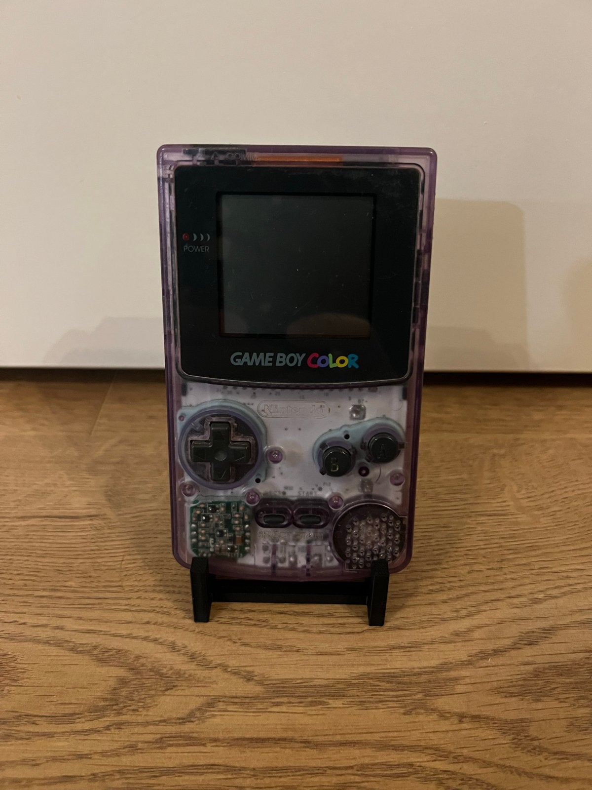 Gameboy Color (paars) - Select knop en batterijklepje defect, Spelcomputers en Games, Ophalen of Verzenden, Gebruikt