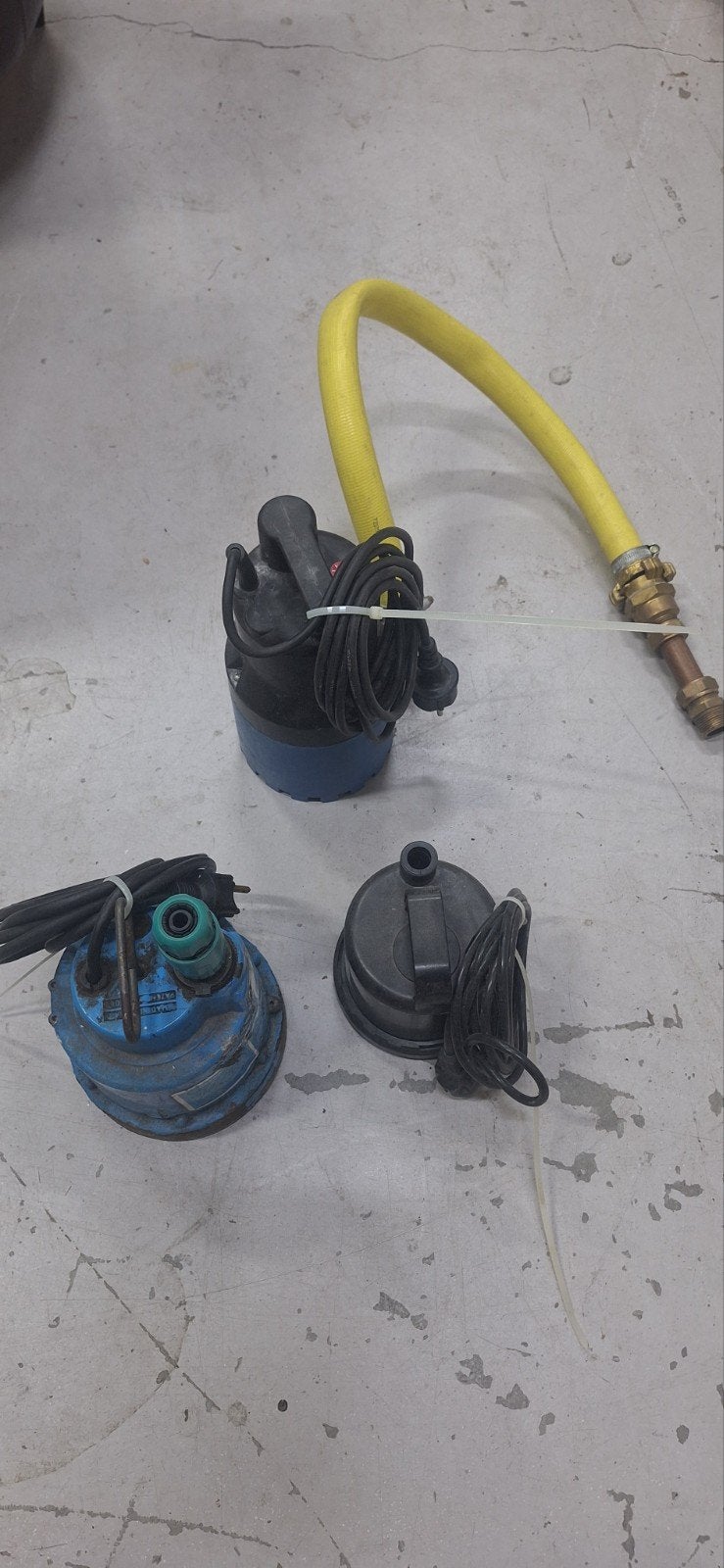 Dompelpompen - Set van 3 voor diverse toepassingen, Tuin en Terras, Ophalen of Verzenden, Gebruikt, Elektrisch, Dompelpomp