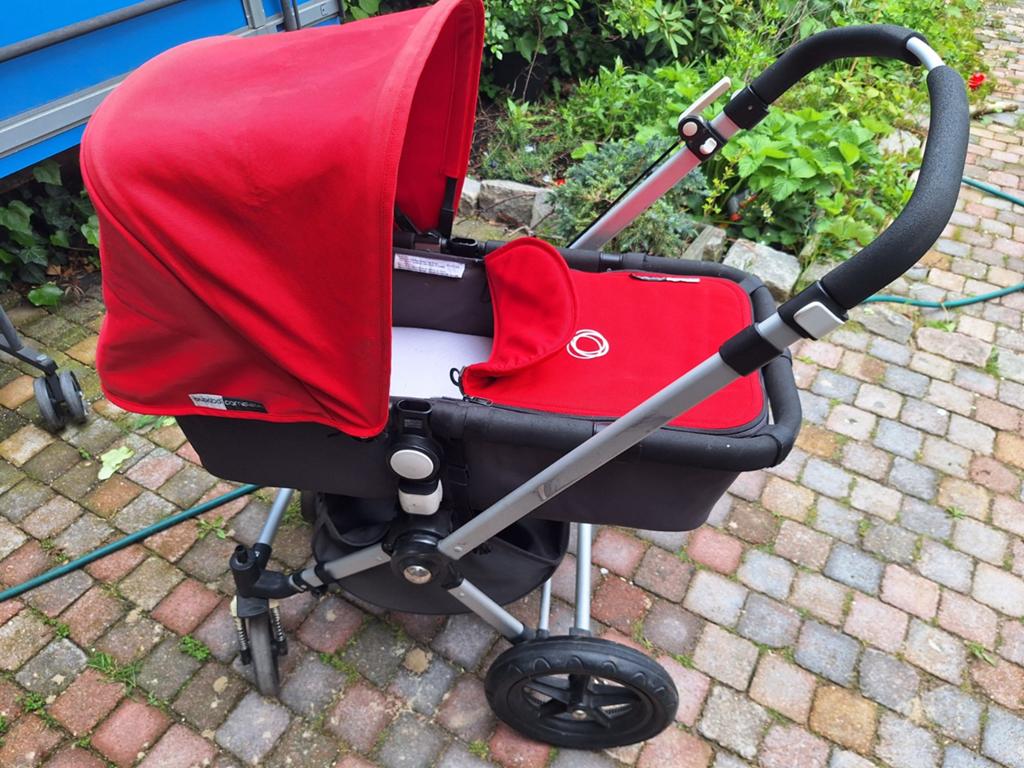 Bugaboo Cameleon 3 met reiswieg en nieuw ademend matras, Ophalen, Gebruikt, Bugaboo, Met reiswieg