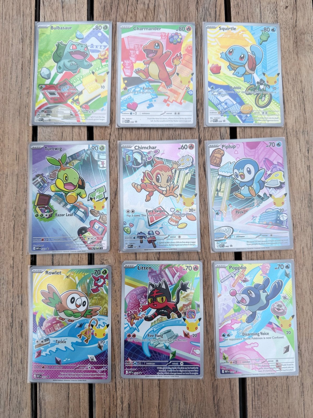 Complete set - Pokémon First Partner - Serie 1, Ophalen of Verzenden, Zo goed als nieuw, Meerdere kaarten