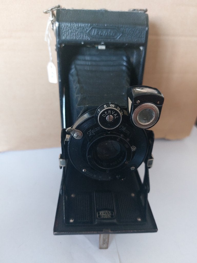 Antieke Zeiss Ikon Ikonta C vouwcamera (4), Ophalen of Verzenden, Voor 1940