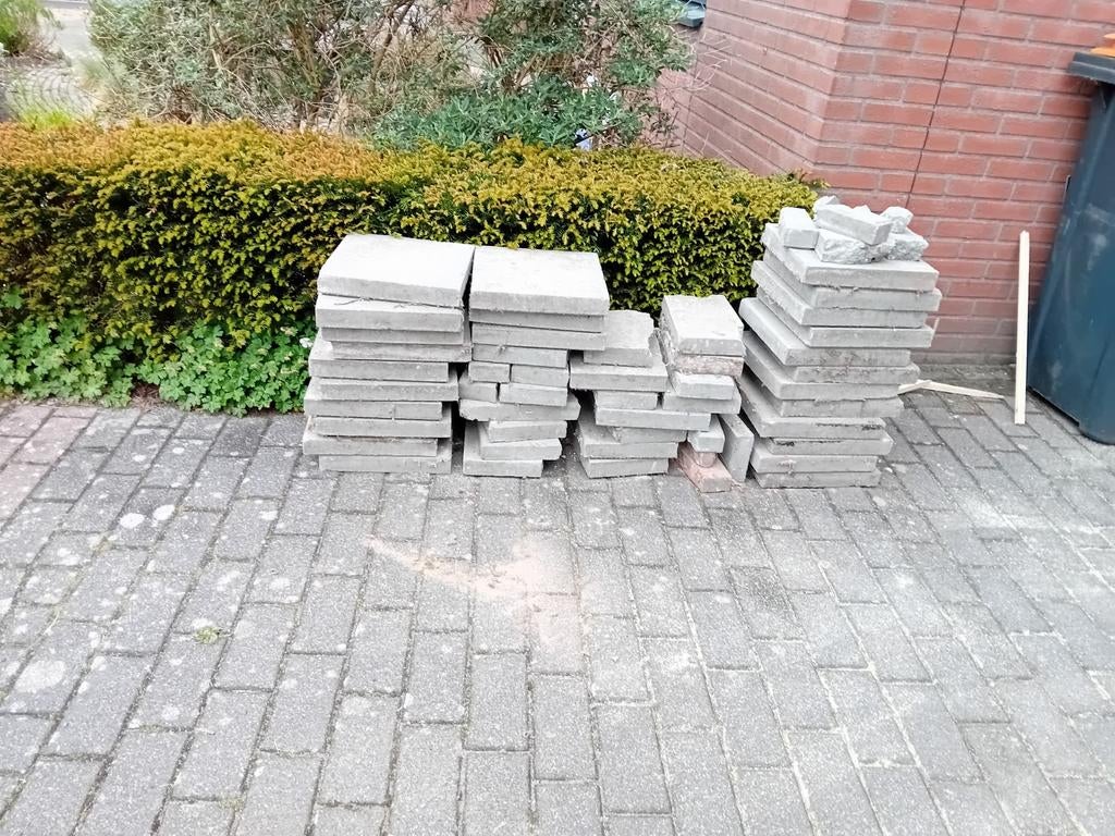 Gebruikte terrastegels en klinkers, Verzenden