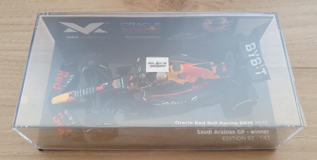 Max Verstappen GP Saudi-Arabië 2022, Ophalen of Verzenden, Nieuw, Auto, MiniChamps