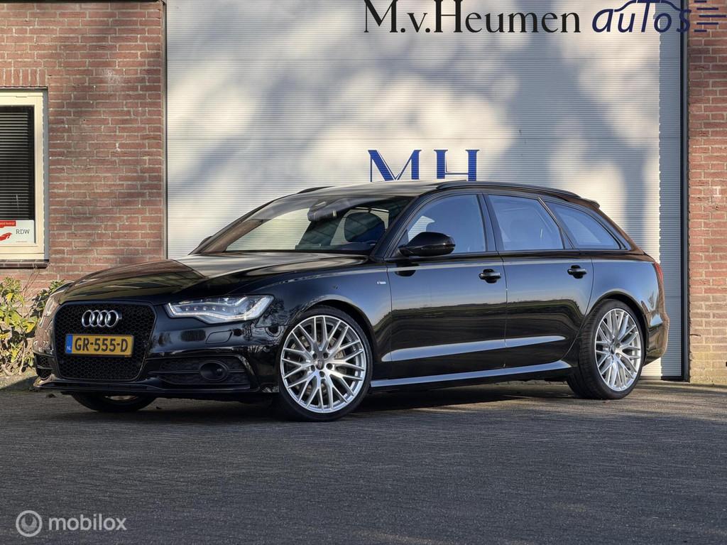 Audi A6 Avant 3.0 TDI BiT quattro 313PK Pano Keyless Adaptiv, Automaat, Euro 5, Gebruikt, Zwart