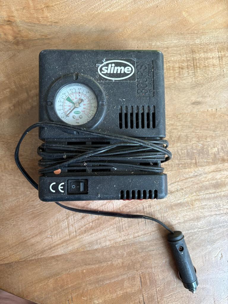 Slime 12V Bandenpomp / Compressor, Ophalen of Verzenden, Gebruikt