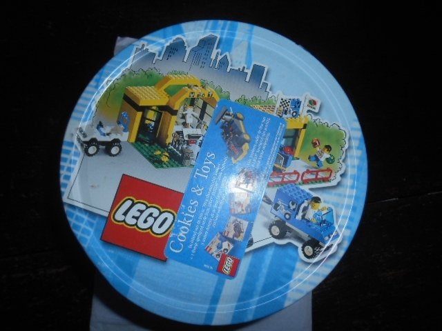 Leeg Lego blik, Ophalen of Verzenden, Zo goed als nieuw, Accessoire, Lego
