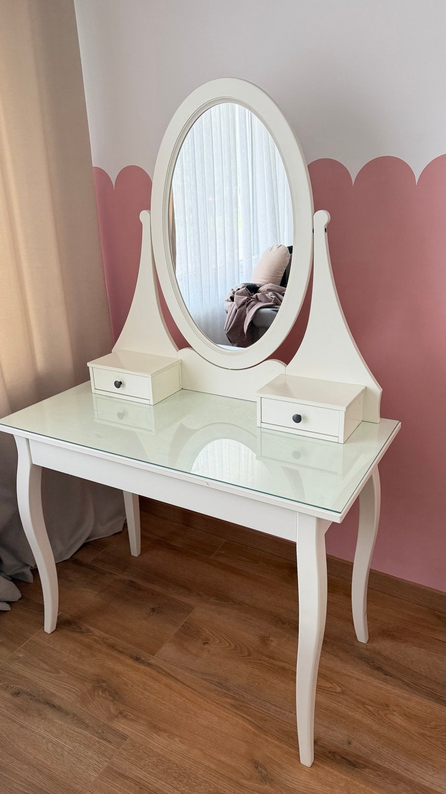IKEA Make-up Tafel met Spiegel en Lades