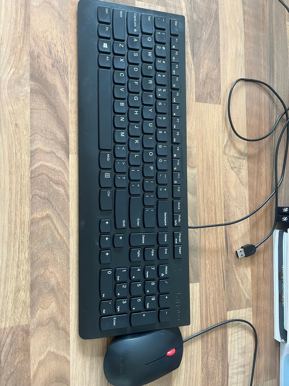 Nieuw Lenovo toetsenbord + muis, Computers en Software, Plug-and-play, Nieuw, Ophalen of Verzenden, Qwerty