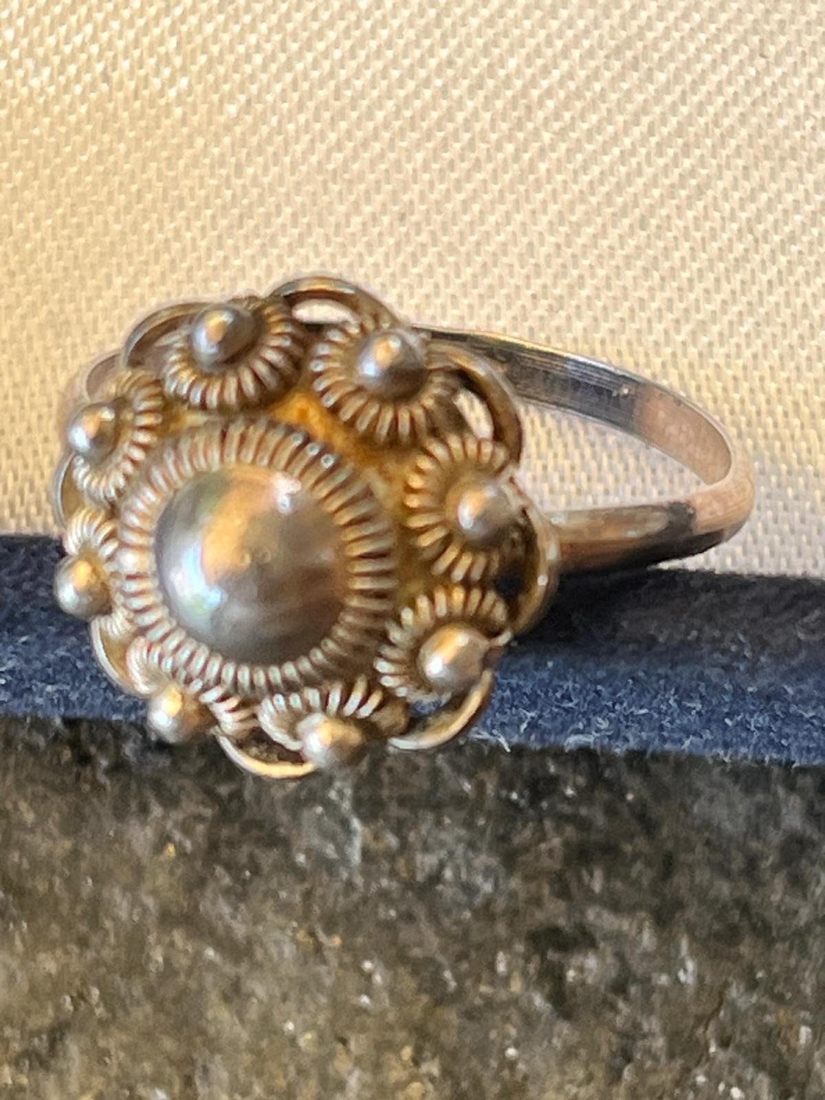 Zilveren Zeeuwse knoop ring, Sieraden, Tassen en Uiterlijk, Ringen, Ophalen of Verzenden, Zo goed als nieuw, Dame, Zilver