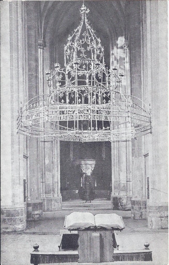 Zutphen Walburgskerk grafkerk Oude Ansichtkaart (9906 ), Ophalen of Verzenden, 1960 tot 1980, Gelopen, Gelderland