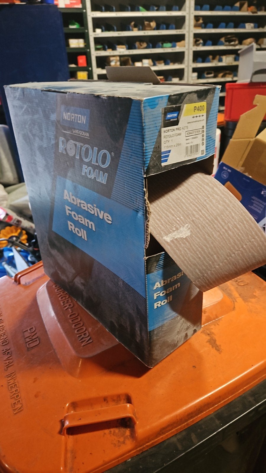 Foam roll schuurpapier, Ophalen of Verzenden, Nieuw