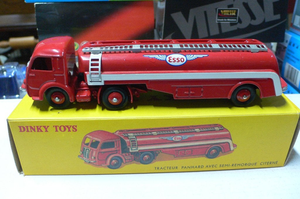 panhard esso tanker - dinky toys/atlas -AANBIEDING-1/43, Verzenden, Nieuw, Bus of Vrachtwagen, Dinky Toys
