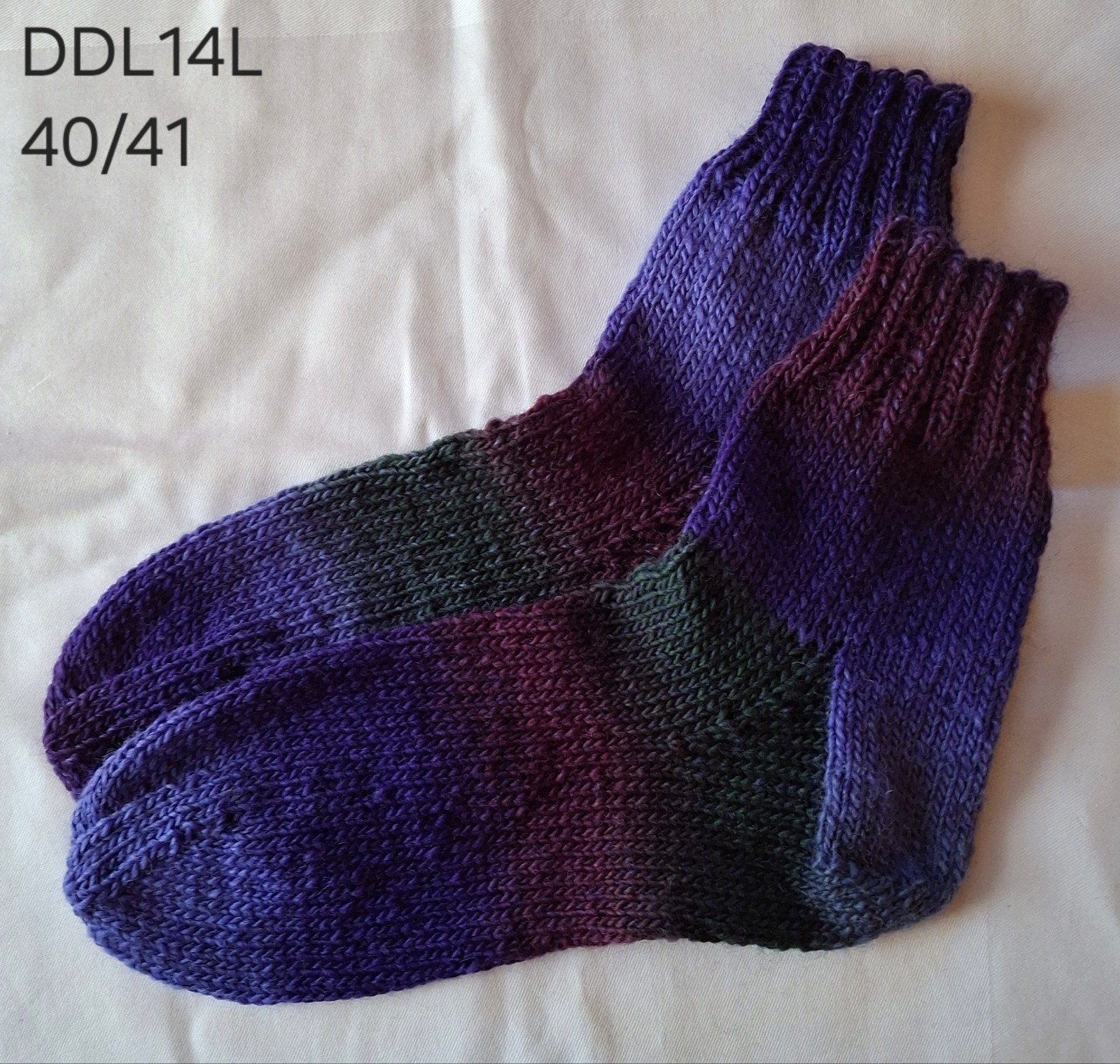 Handgebreide sokken maat 40/41, Kleding | Dames, Sokken en Kniesokken, Overige kleuren, Verzenden, Nieuw
