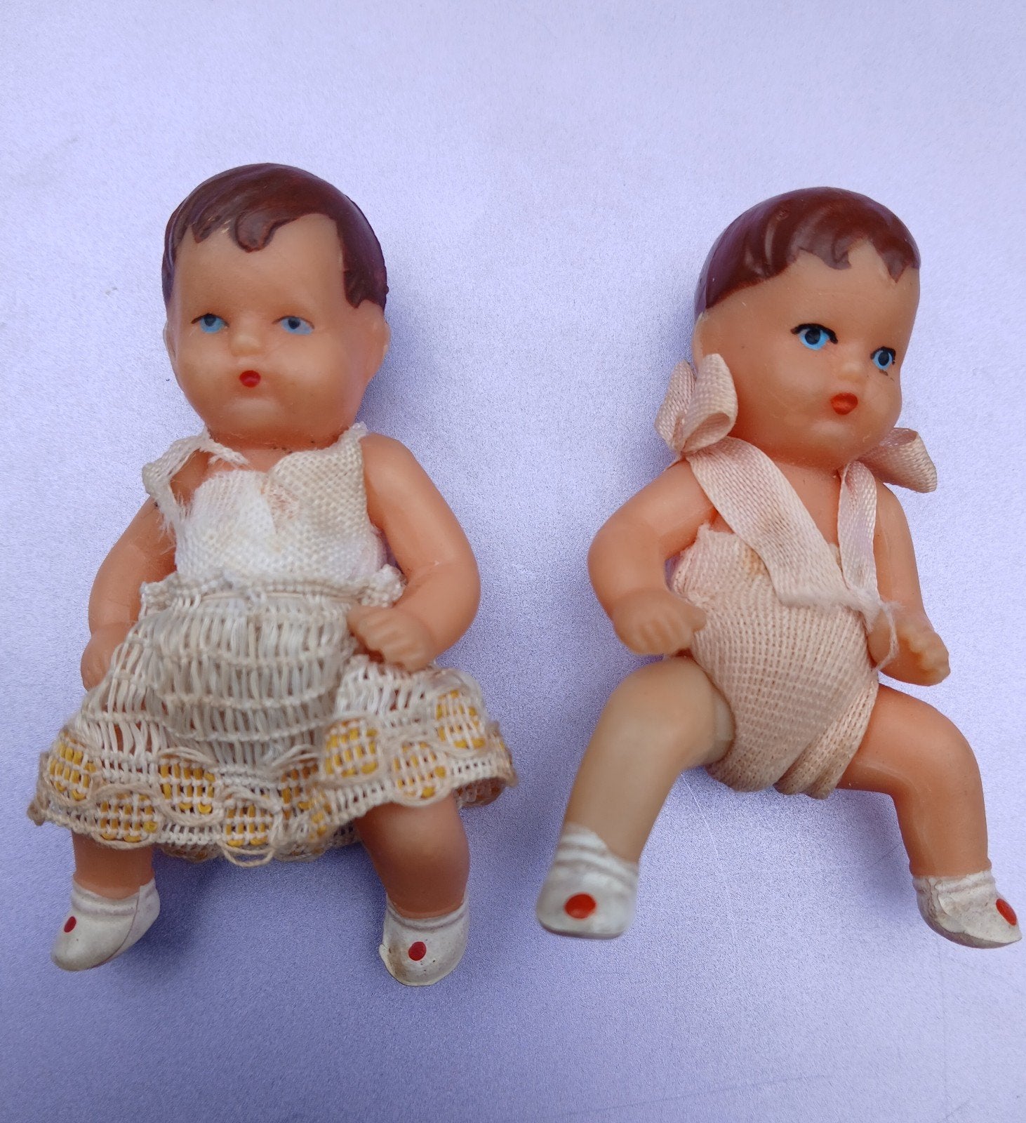 Oude, vintage popjes, Verzamelen, Ophalen of Verzenden, Gebruikt, Poppenhuis