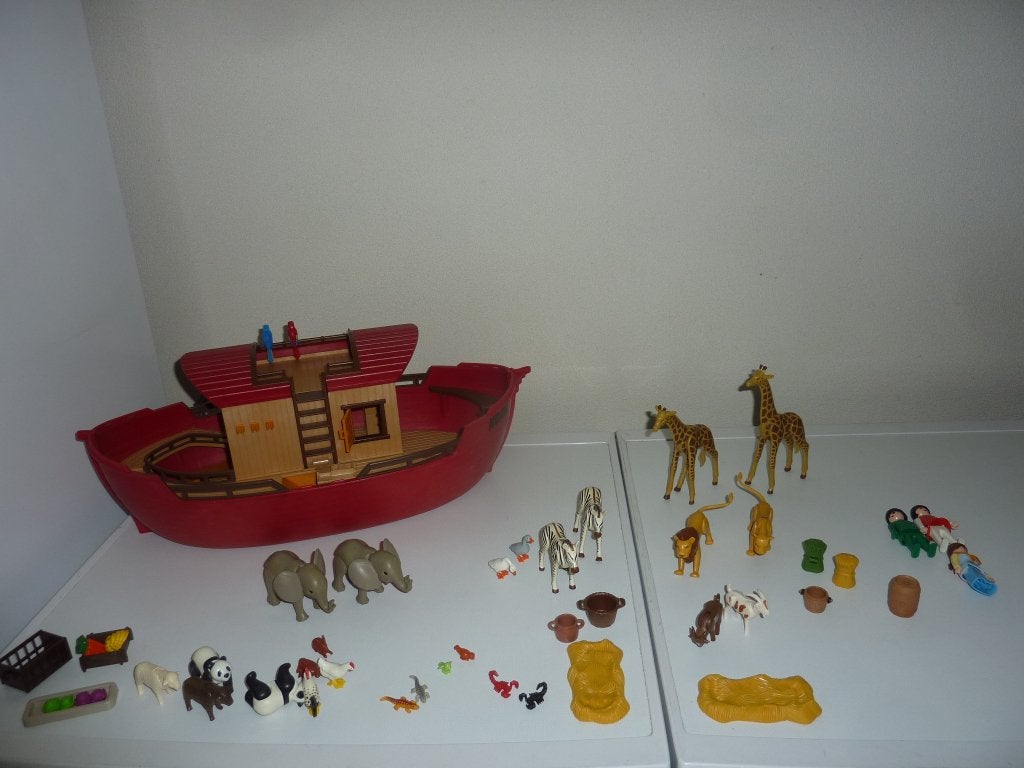 Playmobil Ark van Noach., Ophalen of Verzenden, Gebruikt, Complete set, Boot/Schip