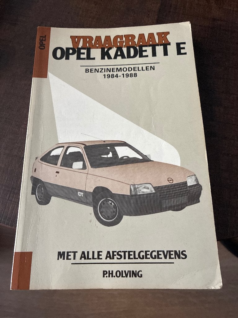 Vraagbaak opel kadett e modellen 1984-1988, Ophalen of Verzenden