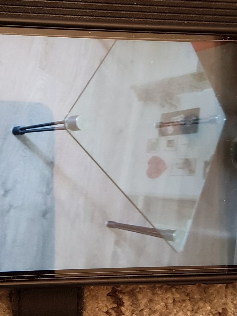 Hoektafel / salontafel, Huis en Inrichting, Tafels | Salontafels, Ophalen, 50 tot 100 cm, Vierkant, 50 tot 100 cm