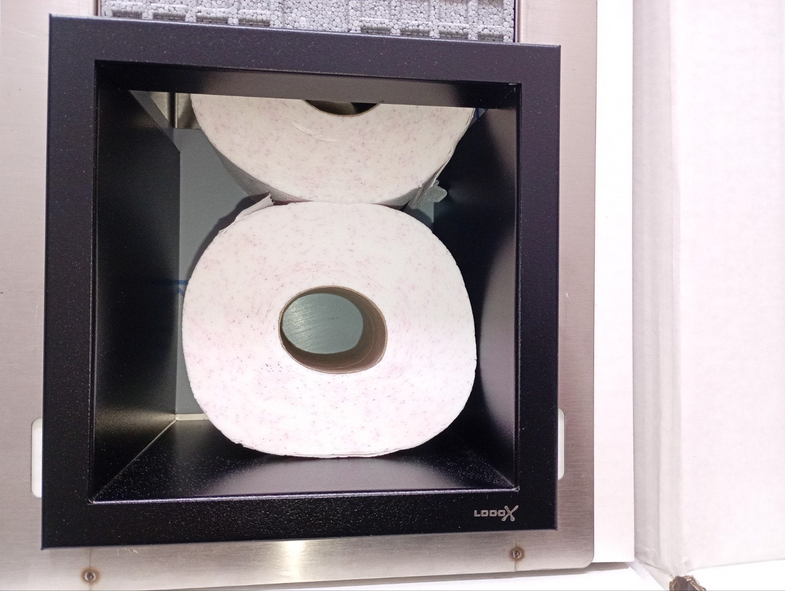 LoooX Reserverolhouder toiletrolhouder - Mat Zwart Nieuw !, Ophalen, Zo goed als nieuw, Zwart, Overige typen