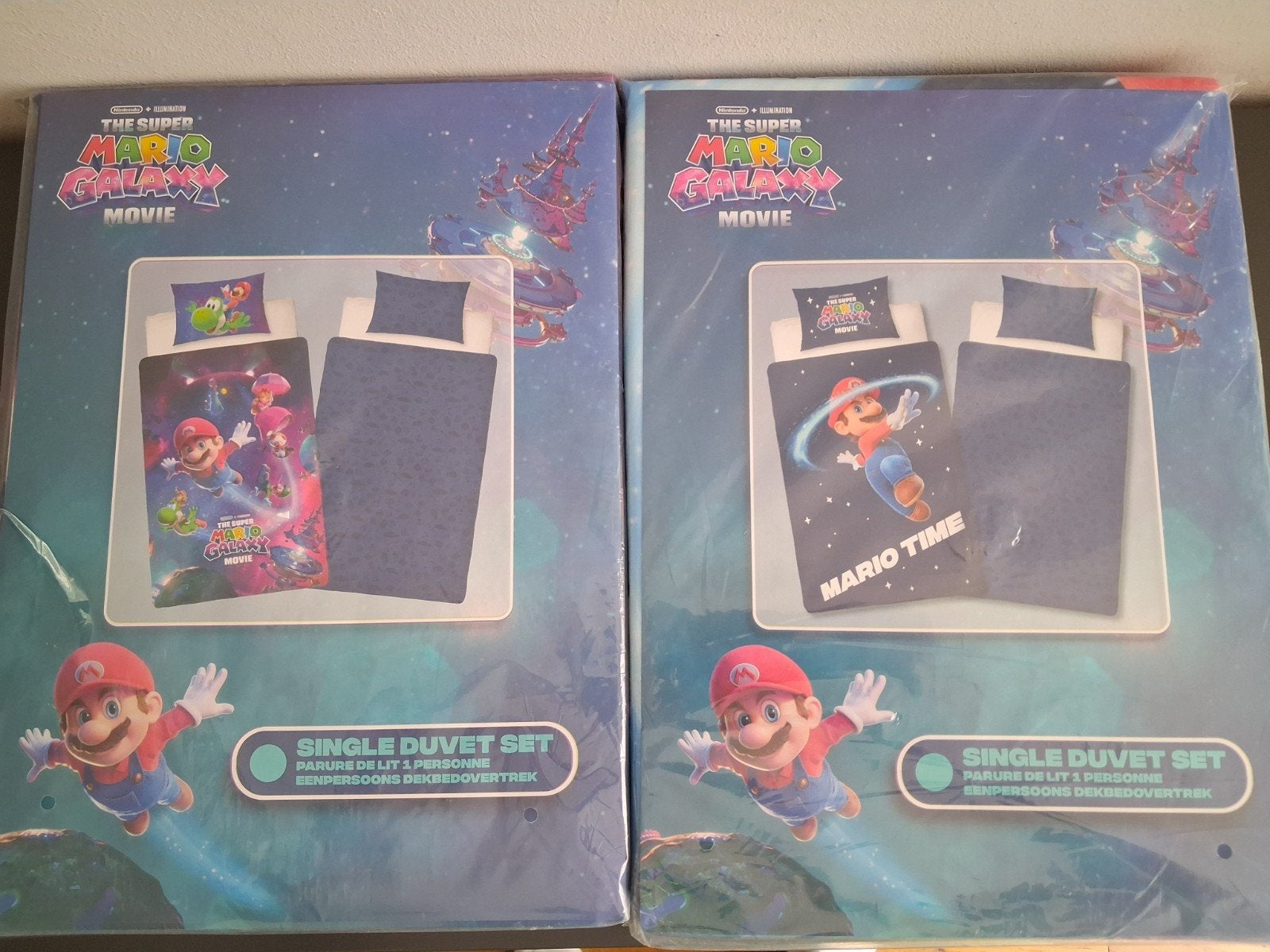 dekbedovertrek super Mario 2 verschillende  nieuw, Ophalen of Verzenden, Nieuw, Eenpersoons, Dekbedovertrek