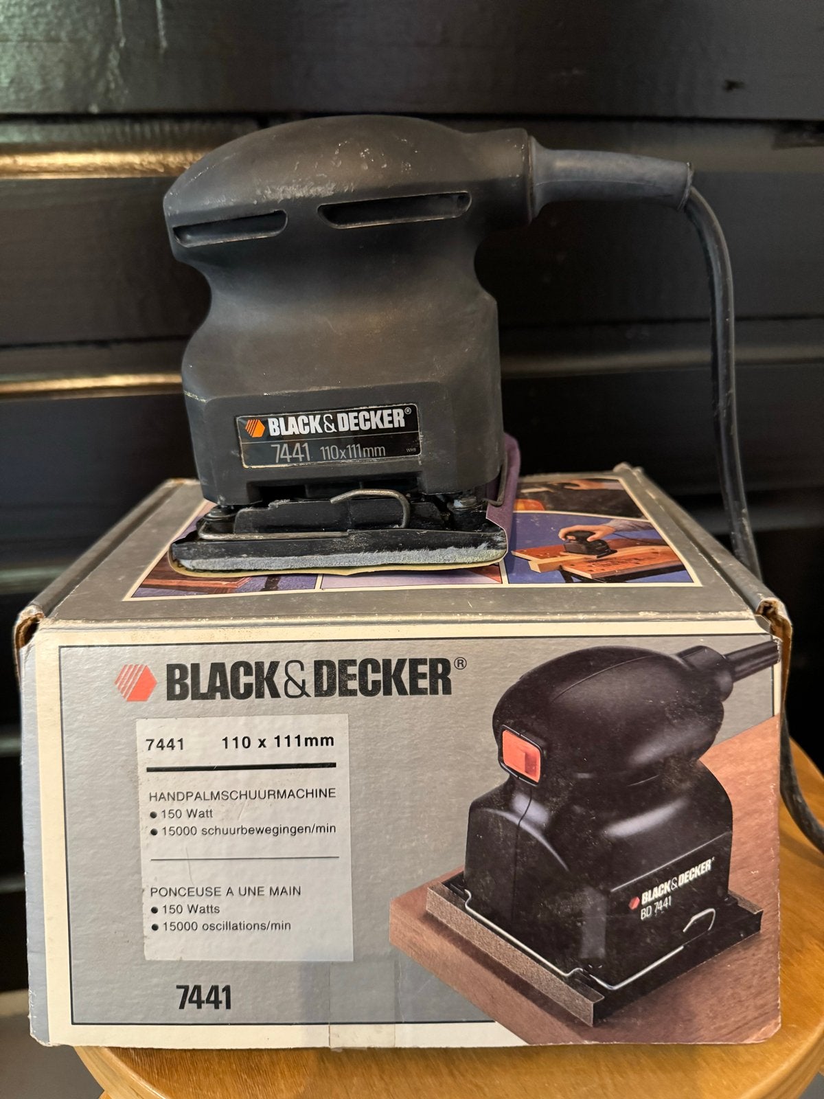 Black & Decker 7441 Handschuurmachine 150W, Ophalen of Verzenden
