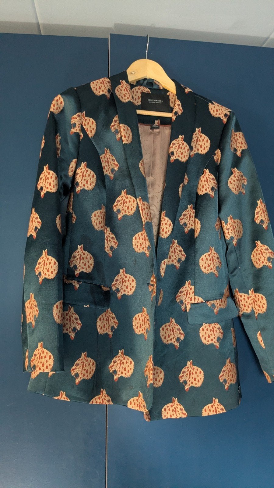 Scotch & Soda Maison Scotch Jasje met Luipaardprint, Maat 38/40 (M), Scotch & Soda, Ophalen of Verzenden, Zo goed als nieuw