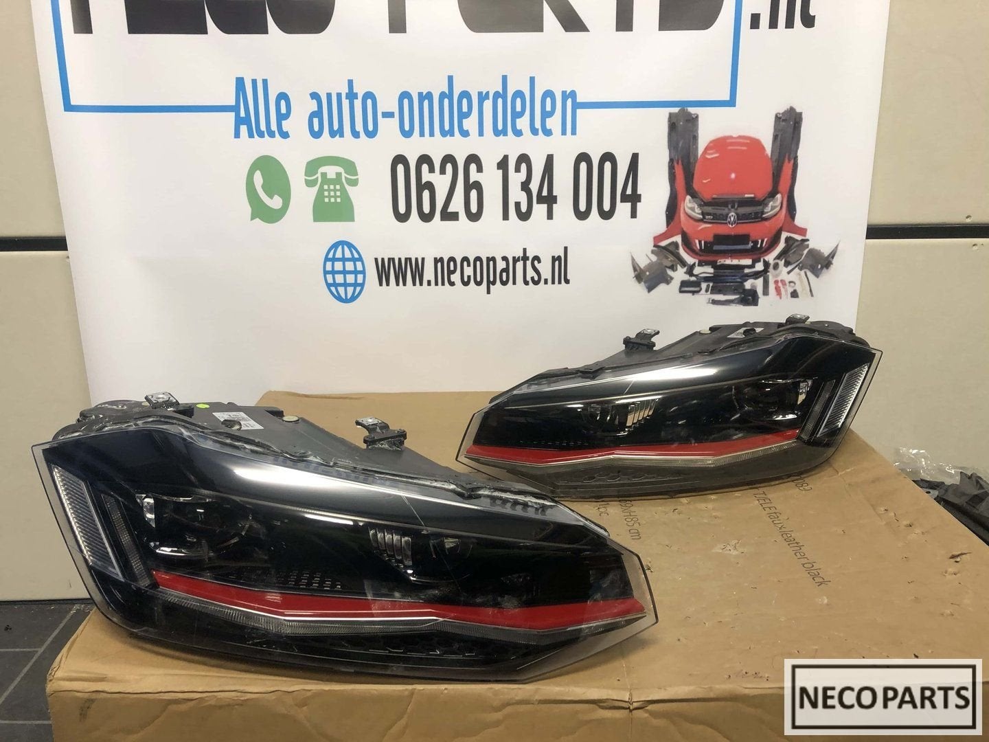 Vw polo 2G GTI VOL LED koplamp 2017-2019, Auto-onderdelen, Gebruikt, -, Volkswagen, -