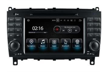 Navigatie Mercedes CLK w209 2004 apple carplay android 15, Auto diversen, Oberonweg 262 3208pg, Nieuw, Ophalen of Verzenden, Dynavin