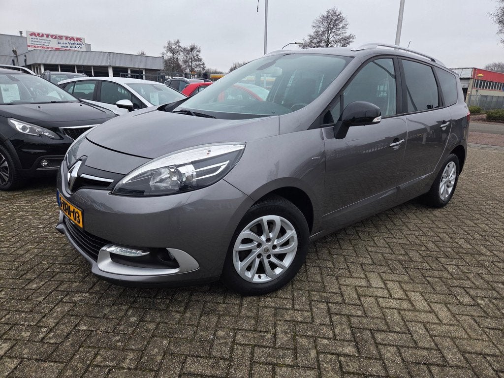Renault Grand Scénic 1.2 Limited/NAVI/CRUISCONT/TREKHAK, Auto's, Renault, Voorwielaandrijving, Euro 5, Gebruikt, 4 cilinders