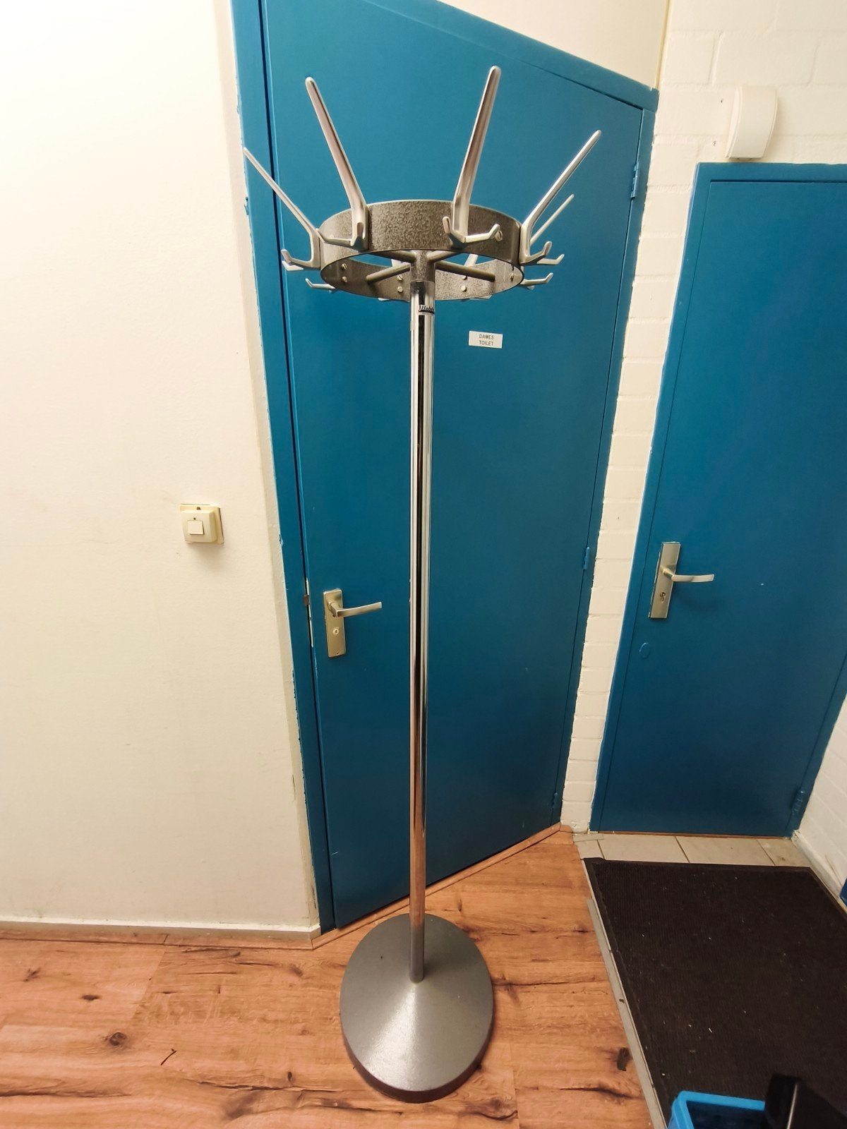 Professionele staande kapstok Habée kantoor garderobe, Ophalen, Gebruikt, Metaal, Staande kapstok