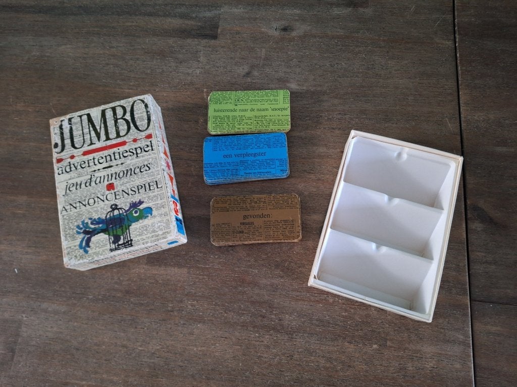 Advertentiespel Vintage, Ophalen of Verzenden, Zo goed als nieuw, Jumbo
