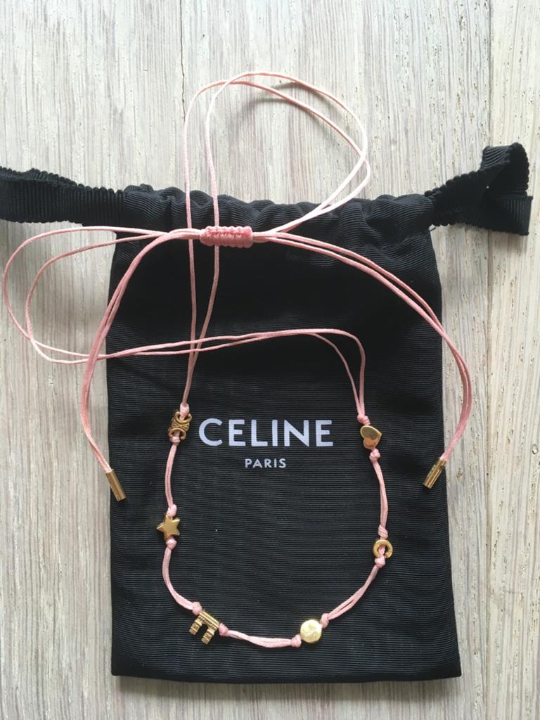 Celine Paris ketting !!ORIGINEEL!!, Ophalen, Zo goed als nieuw, Goud, Staal