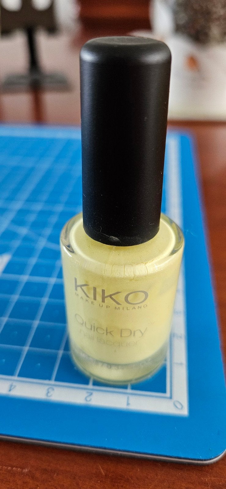 Kiko Quick Dry nagellak #853 in geel, Verzenden, Geel, Zo goed als nieuw, Handen en Nagels