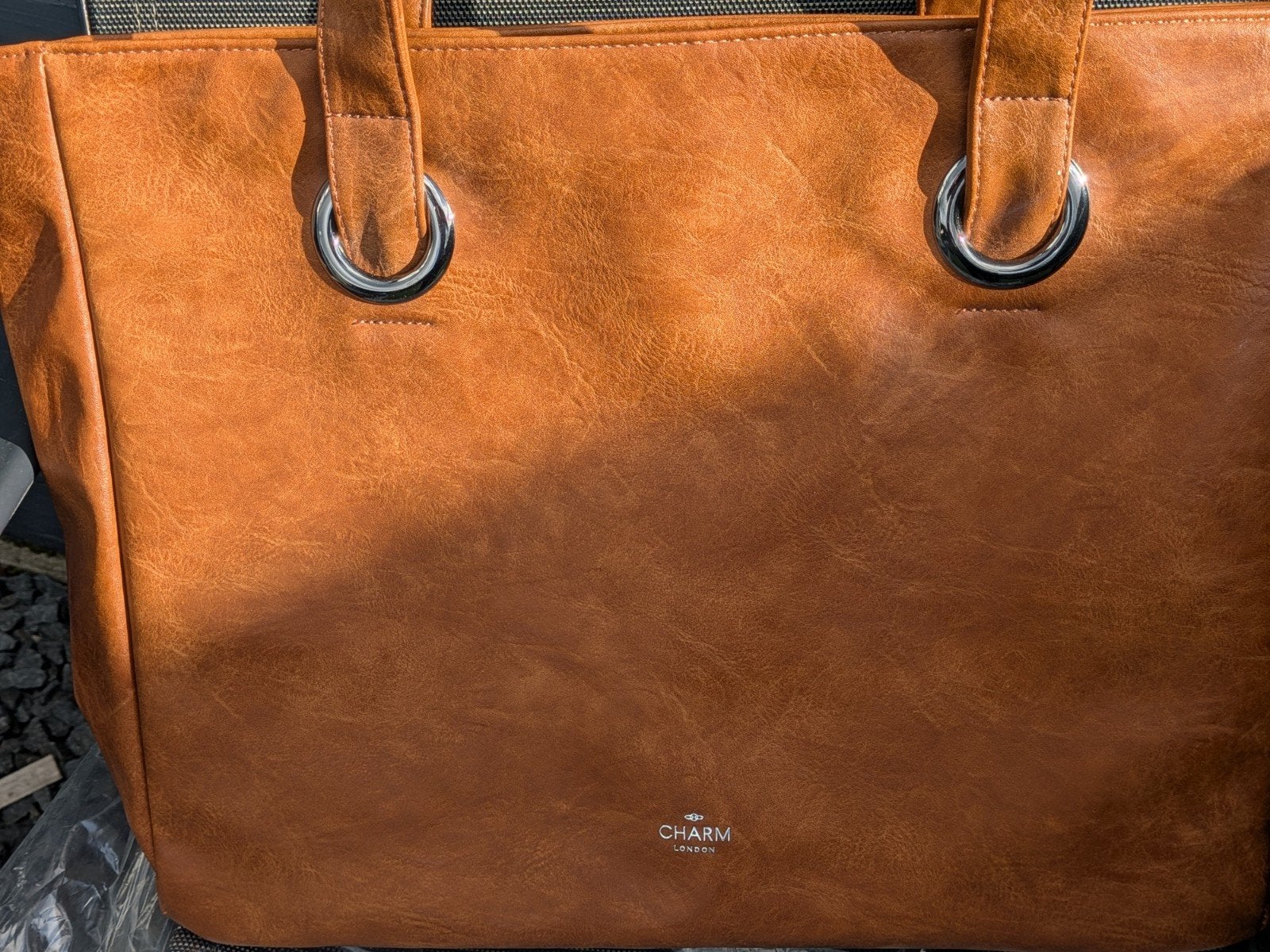 Charm London Handtas - Bruin, Ophalen of Verzenden, Nieuw, Bruin, Handtas