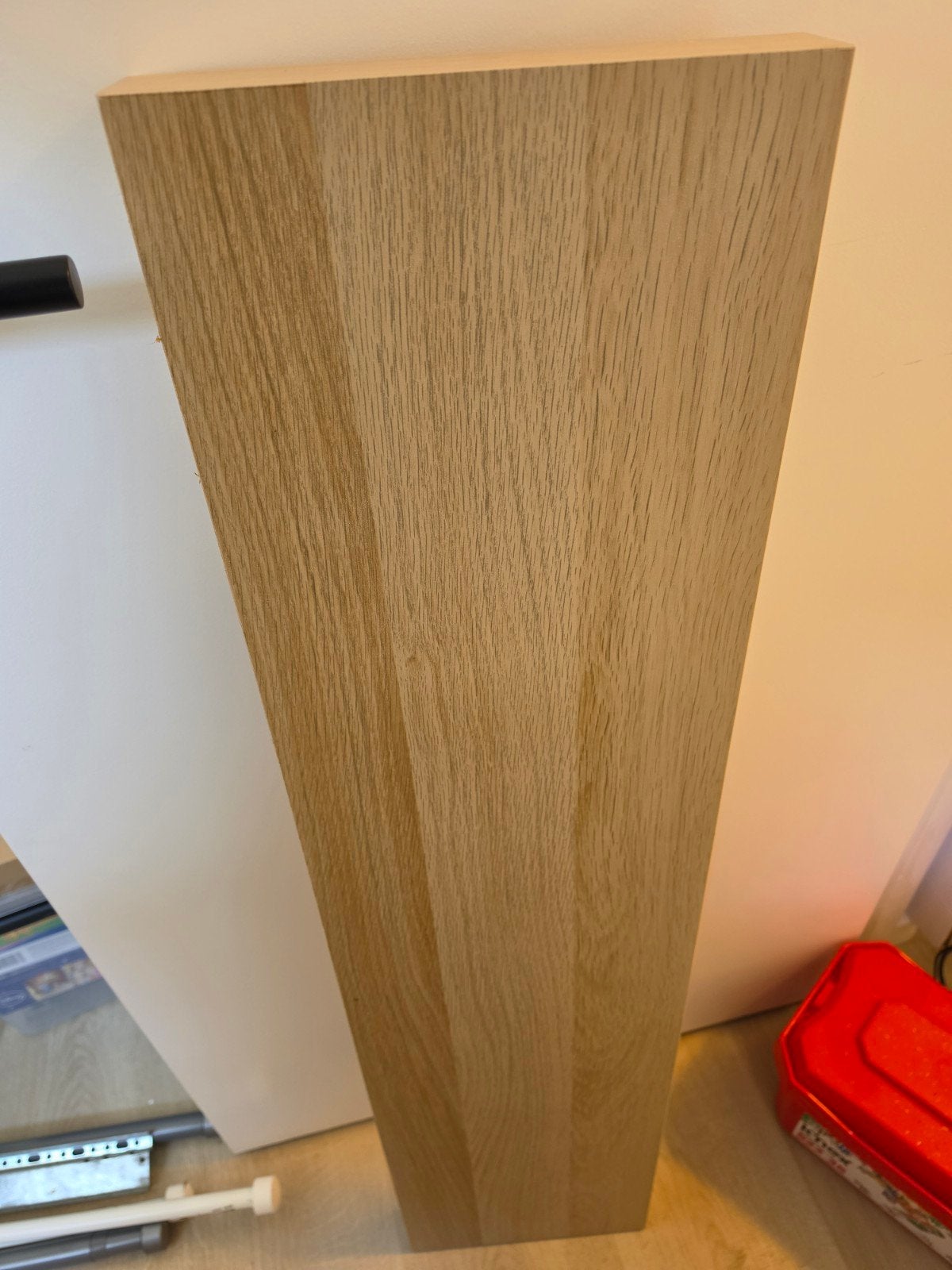 Eikenhouten wand plank - Zo goed als nieuw Ikea, Doe-het-zelf en Verbouw, Ophalen, 25 tot 50 mm, Eiken, Zo goed als nieuw